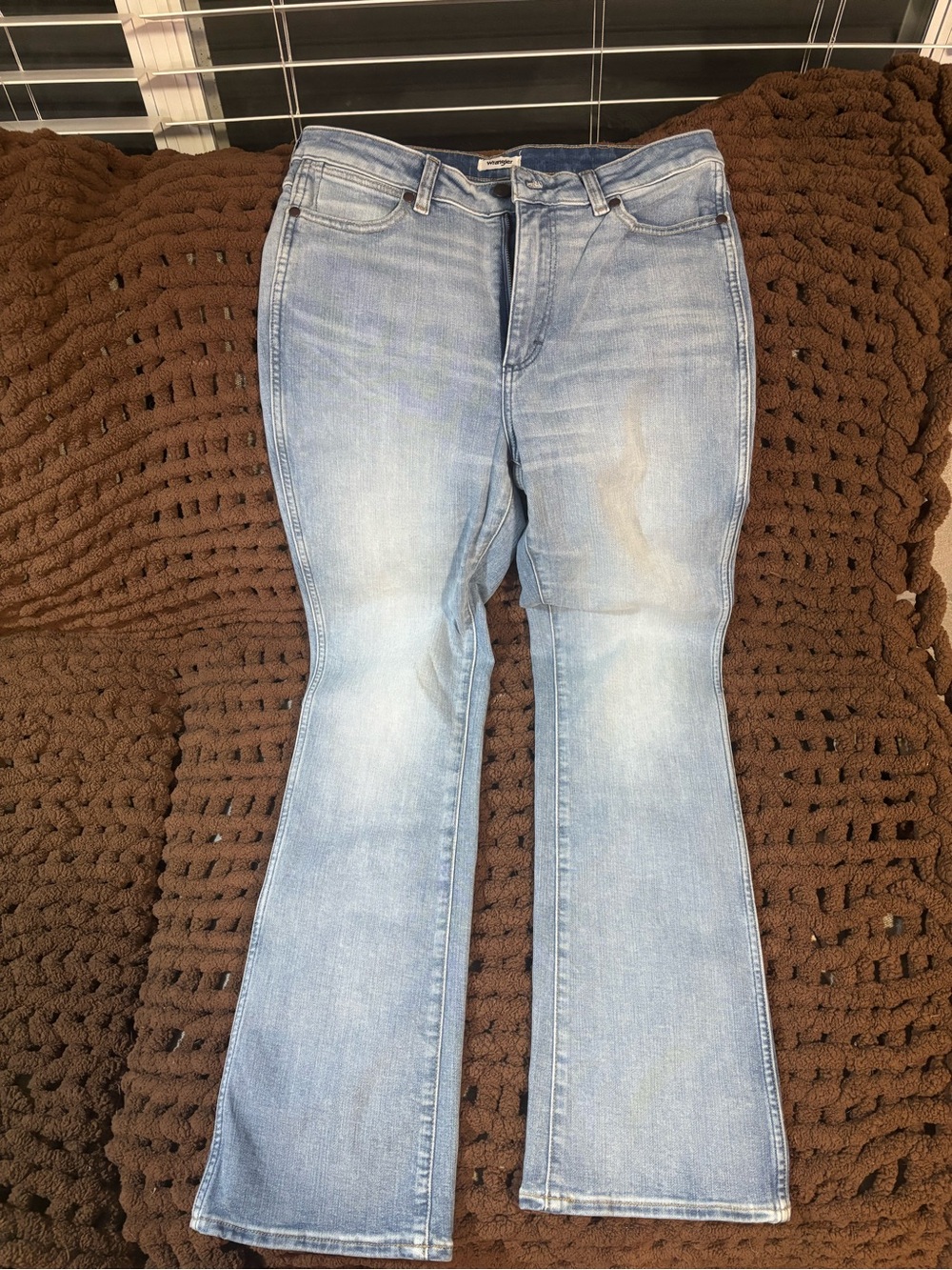 Wrangler Light Wash Men's Bootcut Jeans